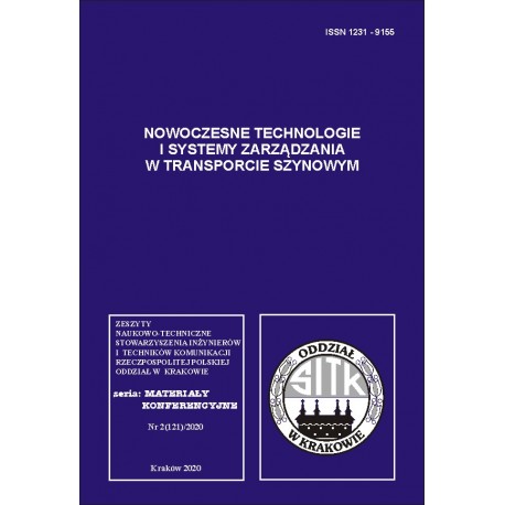 NOWOCZESNE TECHNOLOGIE I SYSTEMY ZARZĄDZANIA W TRANSPORCIE SZYNOWYM NOVKOL 2020